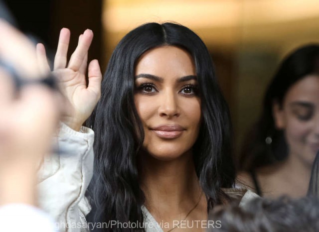 Kim Kardashian şi-a botezat copiii în Armenia
