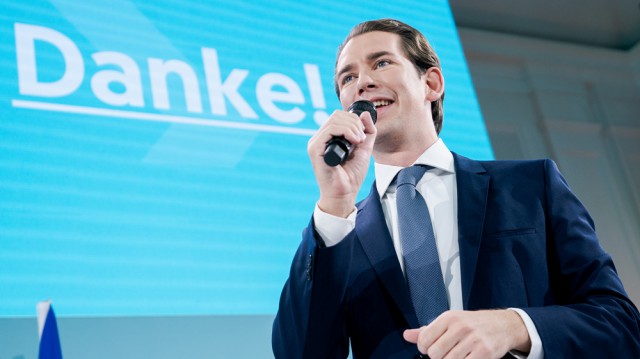 Fostul cancelar Kurz câştigă alegerile din Austria