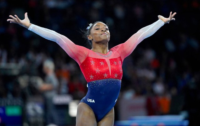 Gimnastică artistică: Americanca Simone Biles, a 16-a medalie mondială de aur