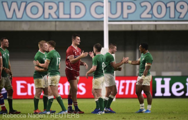 Rugby - CM 2019: Irlanda învinge Rusia (35-0), dar nu convinge