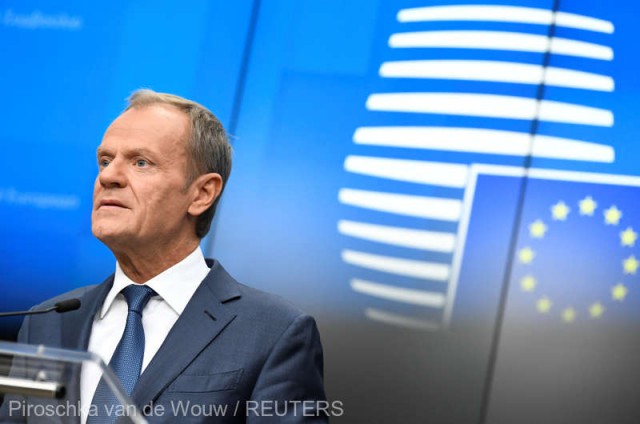 Brexit: Donald Tusk recomandă statelor membre să accepte amânarea datei Brexitului