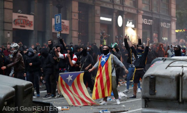 Proteste în Catalonia: Platforma de mobilizare Tsunami Democratic, închisă de autorităţi, ar avea un server la Bucureşti