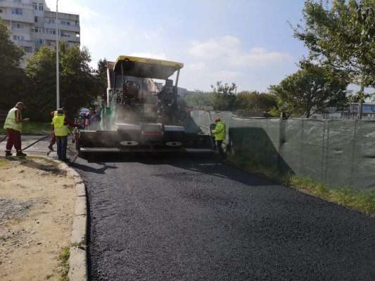 Confort Urban continuă lucrările de asfaltare în Constanța