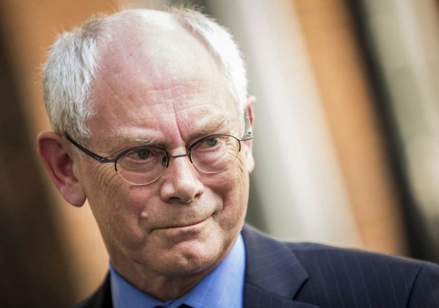 Herman van Rompuy: Recesiunea vine în 2020, din cauza taxelor vamale impuse de SUA şi a Brexitului