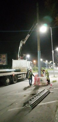 DISPAR Stâlpii din beton de pe bulevardul Mamaia