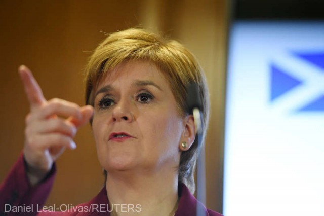 Prim-ministrul Nicola Sturgeon va cere autorizarea unui nou referendum pentru independenţa Scoţiei