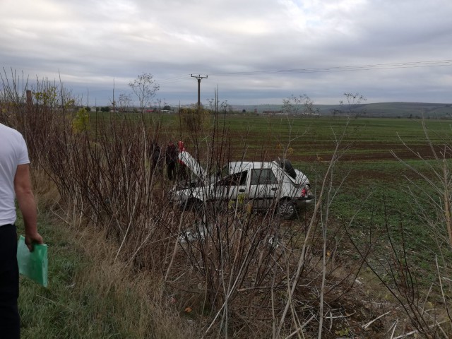 Accident rutier în județul Constanța: s-a RĂSTURNAT cu mașina!