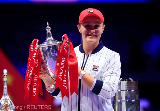Ashleigh Barty a câştigat Turneul Campioanelor de la Shenzhen
