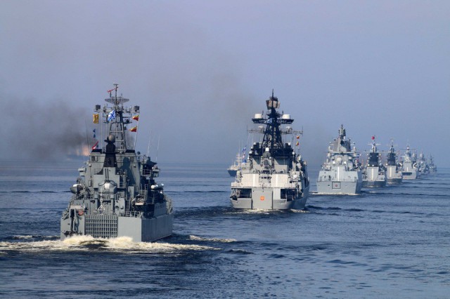 Rusia a organizat exerciţii mixte între forţele sale aeriene şi navale în Marea Mediterană