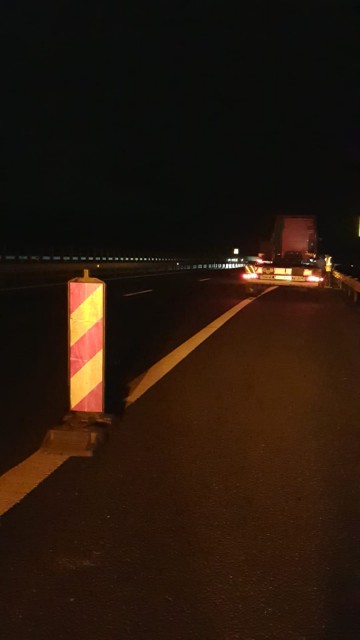 Circulația pe Autostrada A2, blocată pe o bandă!