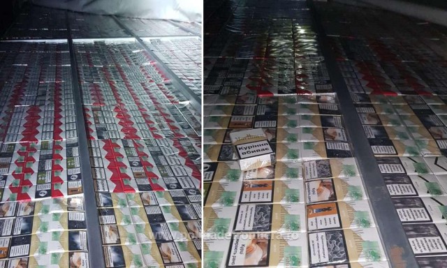 Aproximativ 3,4 milioane de pachete cu ţigări de contrabandă, confiscate de poliţiştii de frontieră în primele nouă luni ale anului 2019. VIDEO