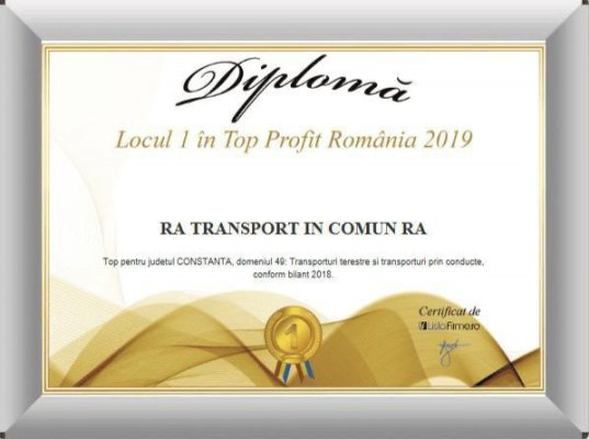 CT BUS este pe primul loc în Top Profit România