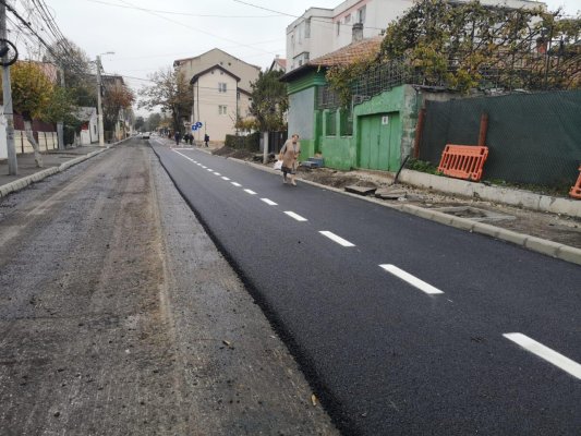 Strada Unirii a fost asfaltată!