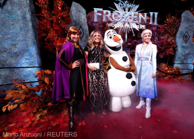 „Frozen 2“, debut în forţă pe prima poziţie a box-office-ului nord-american