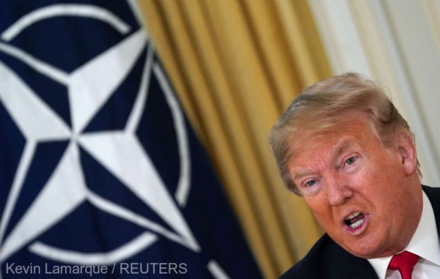Donald Trump evocă, la Londra, perspectiva unui nou acord nuclear cu Rusia şi China