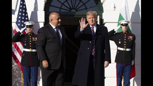 SUA: Premierul bulgar Boiko Borisov, primit la Casa Albă de preşedintele Donald Trump