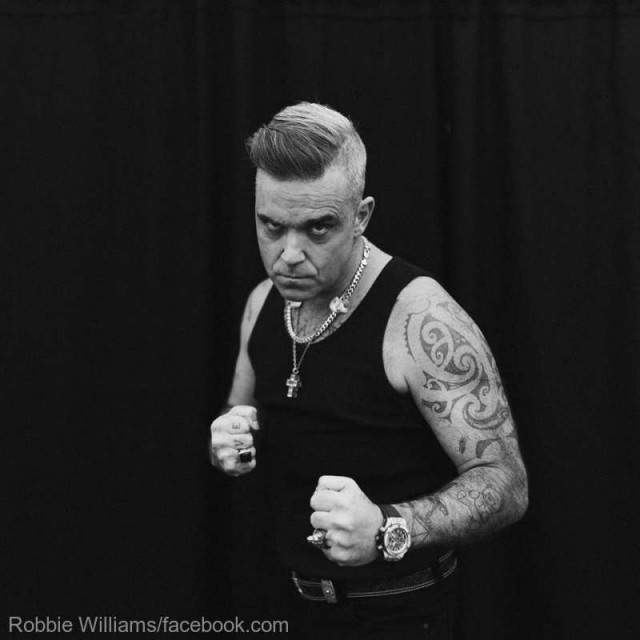 Soţia lui Robbie Williams a făcut KO planurile cântăreţului de a se bate în ring cu Liam Gallagher