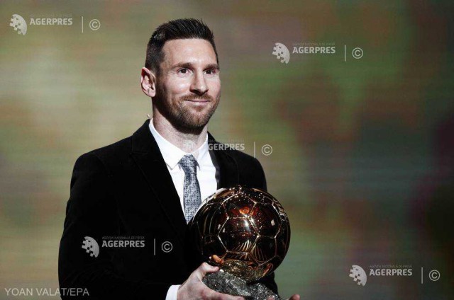 Messi a cucerit al şaselea său balon de aur