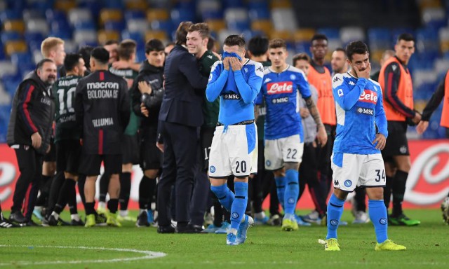Napoli - Bologna 1-2. Coșmar fără sfârșit pentru elevii lui Ancelotti