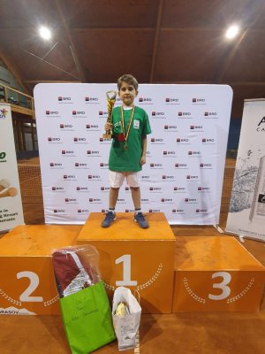 Tenismanul Andrei Timaru, campion național la tenis de câmp, la doar 9 ani!