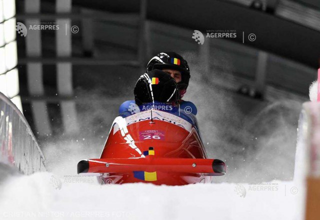 Mihai Tentea şi Ciprian Daroczi, locul al treilea la Cupa Europei la bob