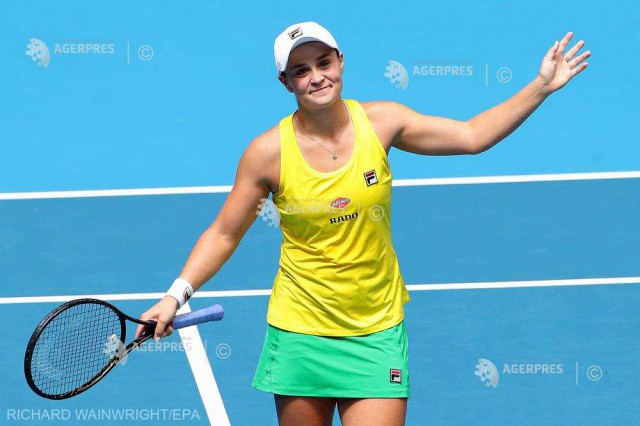 Australianca Ashleigh Barty, jucătoarea anului 2019