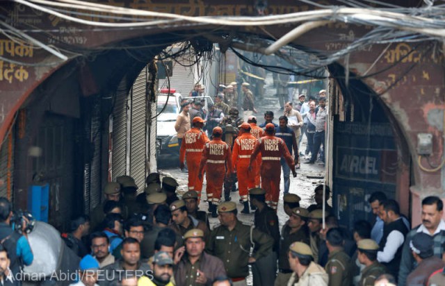 India: 43 de persoane au murit din cauza unui incendiu la o fabrică din New Delhi