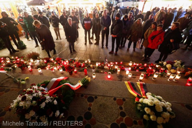 Berlinezii comemorează victimele atentatului de la târgul de Crăciun din 2016