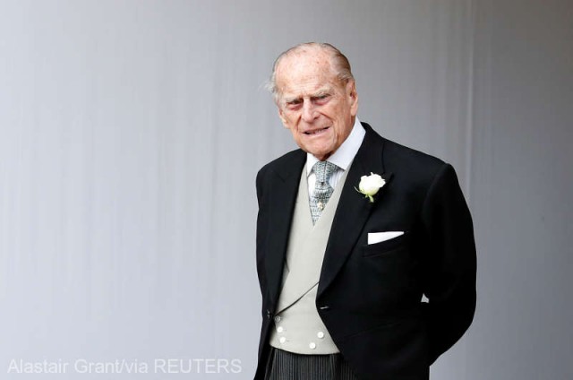 Prinţul Philip, soţul reginei Elisabeta a II-a a Marii Britanii, a fost internat în spital