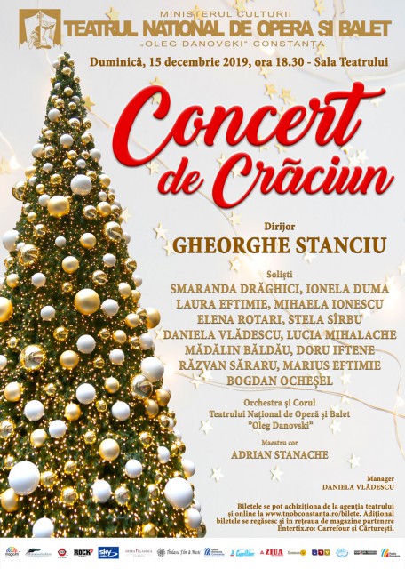 ‘Concert de Crăciun’ la Teatrul Național de Operă și Balet 'Oleg Danovski'