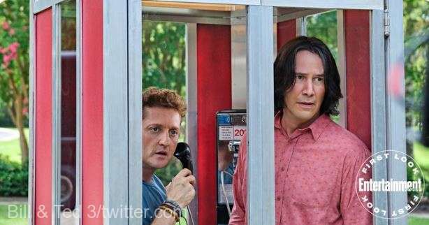 Au apărut primele imagini care îl arată pe Keanu Reeves într-un nou lungmetraj ''Bill & Ted's''