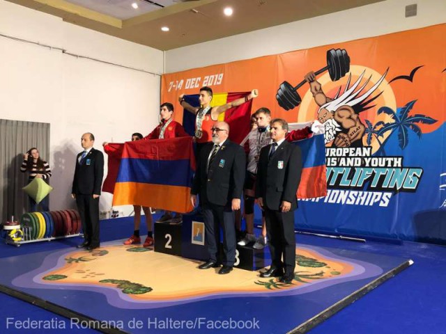 Opt medalii de aur pentru România, în prima zi a Europenelor U-15 şi U-17 de haltere din Israel