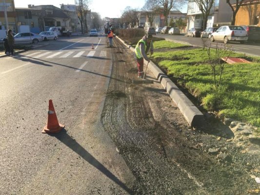 Continuă lucrările de modernizare pe Bulevardul Mamaia