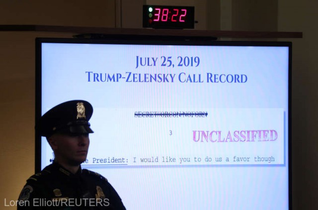 Ajutorul acordat Ucrainei blocat la 90 de minute după apelul telefonic dintre Trump şi Zelenski