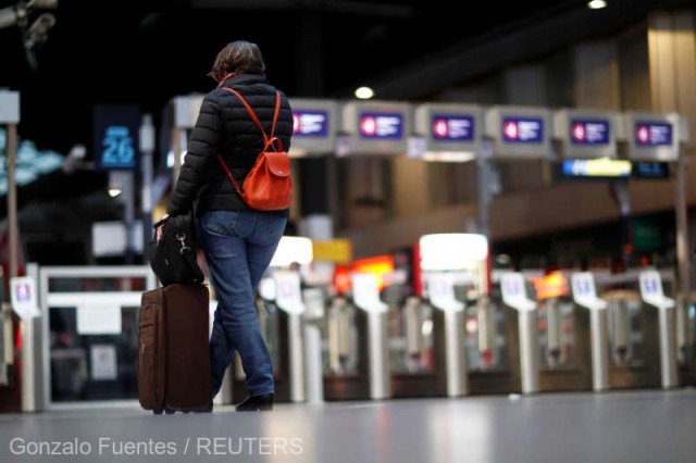 Grevele din Franţa: Traficul feroviar continuă să fie 