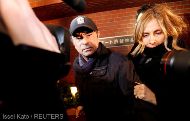 Japonia: Justiţia a emis un mandat de arestare contra Carolei Ghosn, soţia magnatului Carlos Ghosn