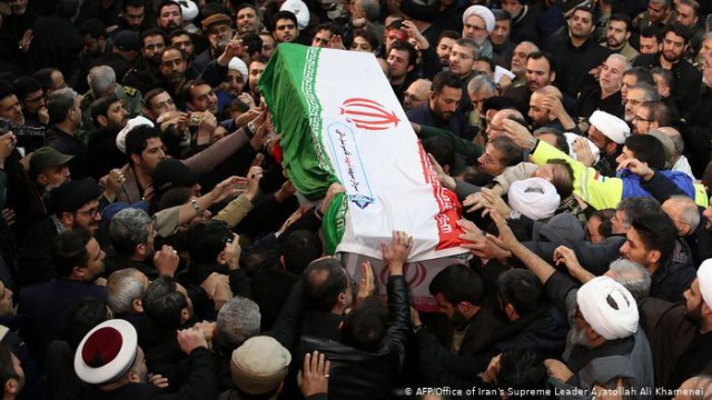 Generalul iranian Soleimani a fost înmormântat în oraşul său natal