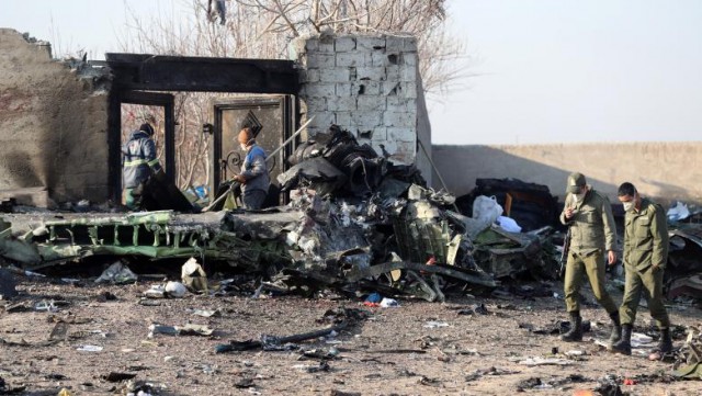 Avion ucrainean prăbuşit la Teheran: La bord se aflau, printre alţii, 82 iranieni, 63 canadieni, 11 ucraineni şi 10 suedezi
