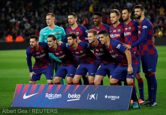 Jucătorii echipei FC Barcelona, de acord să-şi reducă salariile cu 70%