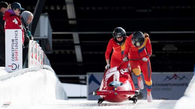 Andreea Grecu şi Ioana Gheorghe, medaliate cu aur la Cupa Europei la bob