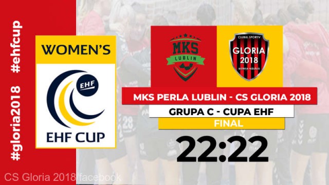 Gloria 2018 Bistriţa-Năsăud a remizat la debutul în Grupa C a Cupei EHF