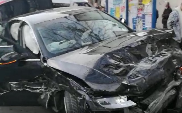 Accident rutier în Medgidia: două persoane au fost rănite! VIDEO