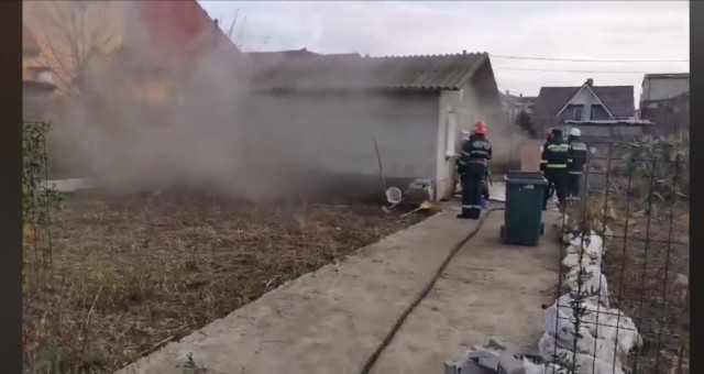 Incendiu în Eforie Nord!