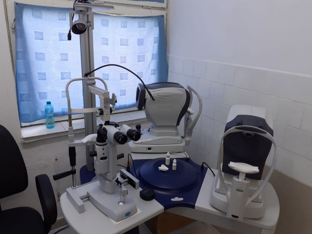 Cabinetul de oftalmologie de la Hârşova, dotat cu aparatură modernă