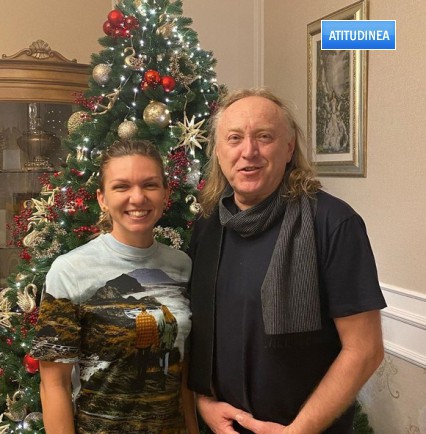 Simona Halep, iubitul și părinții ei, colindați de Ştefan Hruşcă