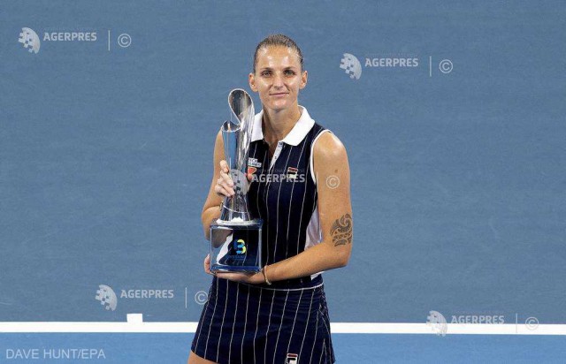 Turneul WTA de la Brisbane s-a încheiat şi în acest an cu victoria Karolinei Pliskova