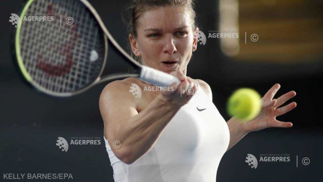 Simona Halep, mulţumită de jocul său, la primul meci al sezonului