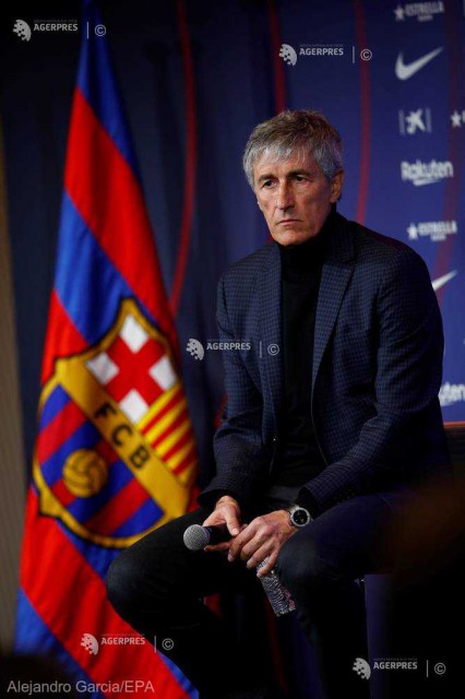 Setien, noul tehnician al Barcelonei: ”Ieri mă plimbam pe lângă vaci, acum antrenez cei mai buni jucători din lume”