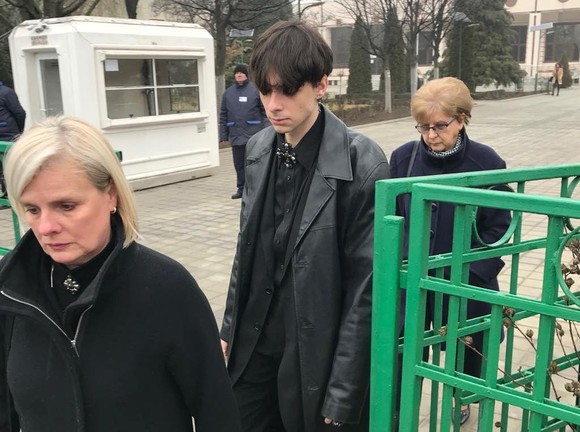 Ștefan Bănică și fratele cel mic al Cristinei Țopescu, îndurerați la incinerarea jurnalistei