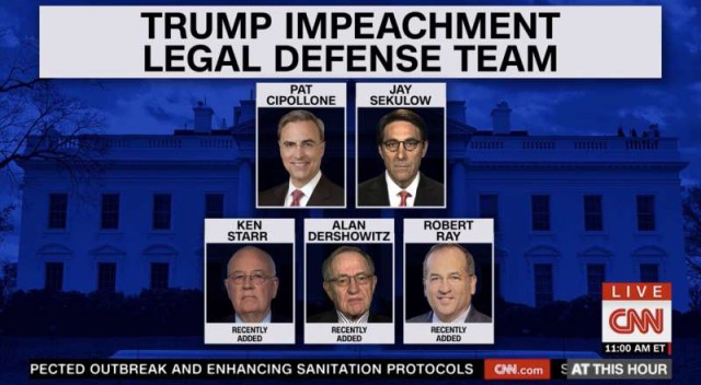 Avocaţii preşedintelui Trump au prezentat apărarea împotriva destituirii